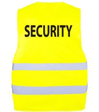 Unisex reflexní vesta Passau Security Korntex Signal Yellow