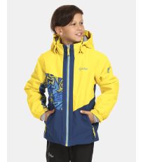 Chlapecká lyžařská bunda ATENI-JB KILPI Žlutá