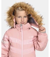 Dívčí lyžařská bunda DALILA-JG KILPI Světle růžová