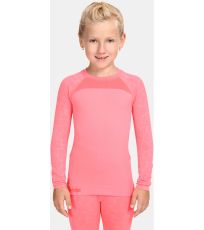 Dívčí bezešvé termo tričko CAROL-JG KILPI Růžová