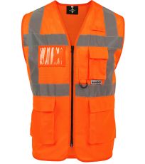 Multifunkční reflexní síťovaná vesta Athens Korntex Signal Orange
