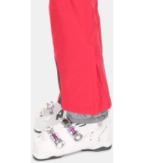 Dámské lyžařské kalhoty ELARE-W KILPI Růžová