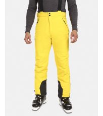 Pánské lyžařské kalhoty - větší velikosti METHONE-M KILPI Žlutá