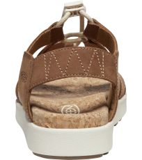 Dámské kožené sandály ELLE MIXED STRAP WOMEN KEEN toasted coconut/birch