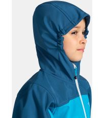 Chlapecká softshellová bunda RAVIO-J KILPI Modrá