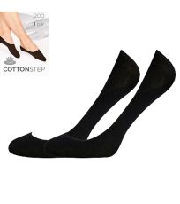 Bavlněné neviditelné ponožky COTTON 200 DEN Lady B nero II
