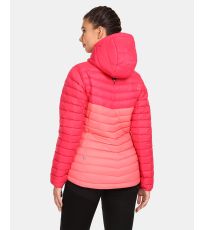 Dámská péřová bunda - větší velikosti PYRAMIDEN-W KILPI Růžová