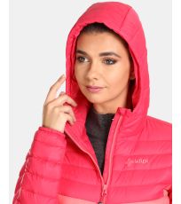 Dámská péřová bunda - větší velikosti PYRAMIDEN-W KILPI Růžová