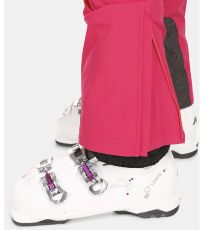 Dámské softshellové lyžařské kalhoty - větší velikosti RHEA-W KILPI Růžová