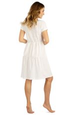 Dámské letní šaty s krátkým rukávem 5E033 LITEX Bílá