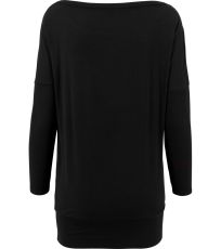 Dámské triko s dlouhým rukávem BY041 Build Your Brand Black