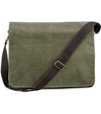 Plátěná vintage taška přes rameno QD610 Quadra Vintage Military Green