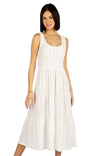 Dámské šaty na široká ramínka 5E034 LITEX Bílá