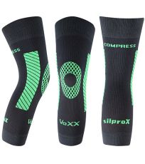 Unisex kompresní návlek na koleno - 1 ks Protect Voxx tmavě šedá