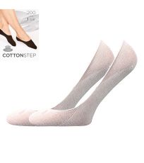 Bavlněné neviditelné ponožky COTTON 200 DEN Lady B bianco II