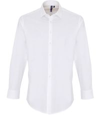 Pánská bavlněná košile s dlouhým rukávem PR244 Premier Workwear White