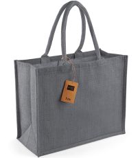Nákupní jutová taška WM407 Westford Mill Graphite Grey