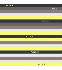 Dámský multifunkční nákrčník SOLID Voxx pruhy neon žlutá