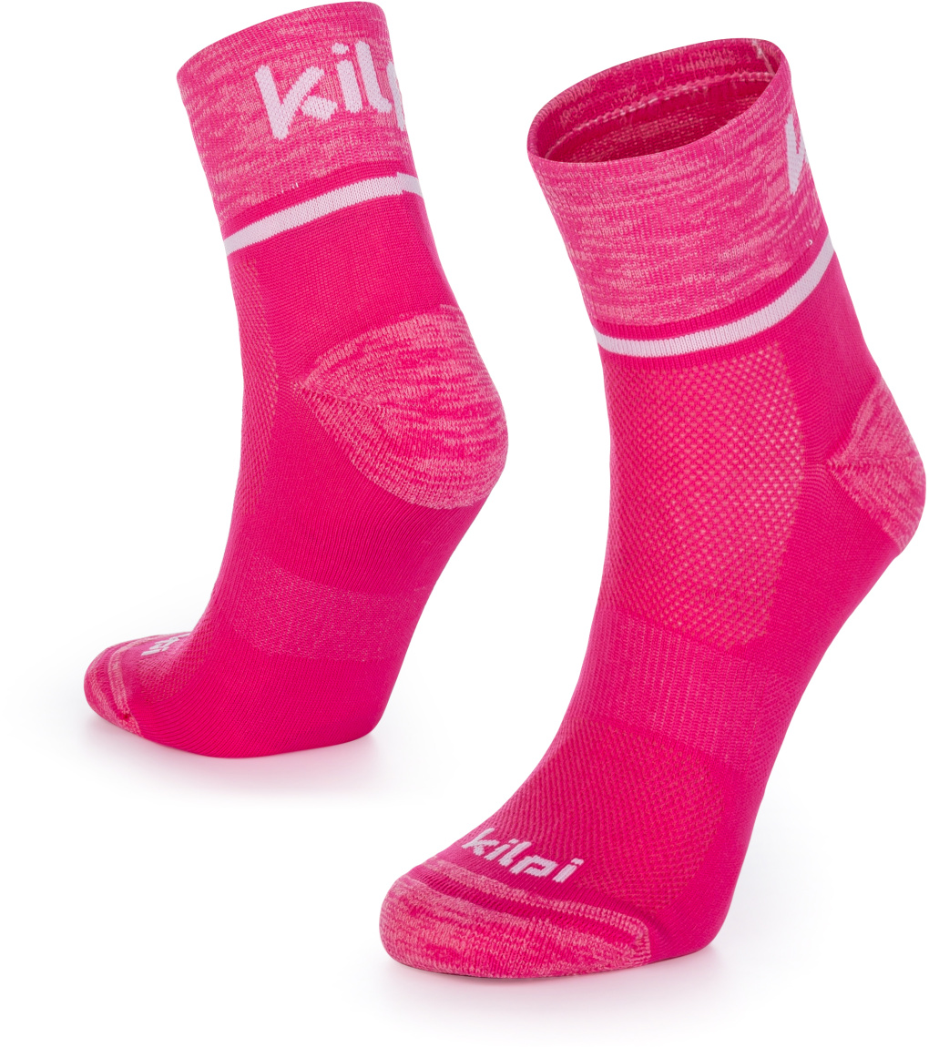 Kilpi SPEED-U Unisex běžecké ponožky RU0902KI Růžová 35