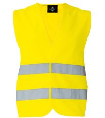 Unisex bezpečnostní vesta na zip Cologne Korntex Signal Yellow