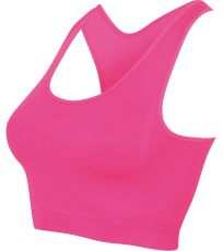 Dámský sportovní crop top SK235 SF Neon Pink