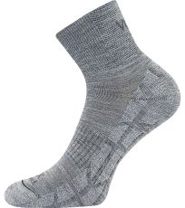 Merino sportovní ponožky Twarix short Voxx světle šedá