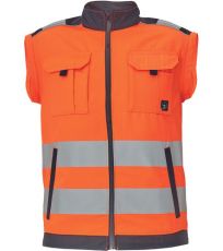 Pánská HI-VIS pracovní bunda MAX VIVO HV Cerva oranžová