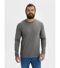 Pánské triko FIT-T Long Sleeve Malfini ocelová šedá