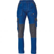Dámské pracovní kalhoty MAX SUMMER LADY Cerva modrá/černá