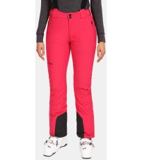 Dámské lyžařské kalhoty - větší velikosti EURINA-W KILPI Růžová