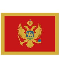Vlajka Černá Hora FLAGME Printwear Montenegro