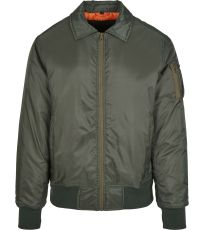 Pánská bunda - bomber BY157 Build Your Brand Dark Olive