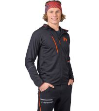 Pánská sportovní mikina NIRO HOODY HANNAH anthracite mel