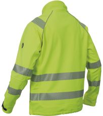 Pánská softshellová bunda HI-VIS SHELDON HV Cerva žlutá