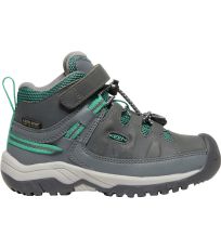 Dětské trekové boty TARGHEE MID WP CHILDREN KEEN steel grey/porcelain