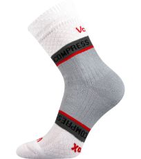 Unisex kompresní ponožky Fixan Voxx bílá