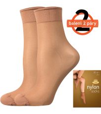 Silonové ponožky - 6x2 páry NYLON 20 DEN Lady B