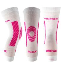 Unisex kompresní návlek na koleno - 1 ks Protect Voxx bílá