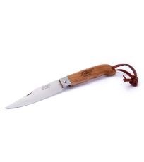 Zavírací nůž s koženým poutkem YTSN00130 MAM buk