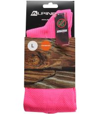 Unisex vysoké ponožky REDOVICO 2 ALPINE PRO růžová