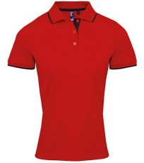 Dámské funkční polo triko PR619 Premier Workwear Red -ca. Pantone 200