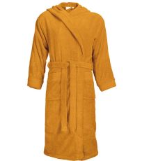 Unisex župan s kapucí T1-BH The One Towelling® Honey Yellow