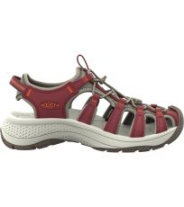 Dámské sportovní outdoorové sandály ASTORIA WEST SANDAL WOMEN KEEN merlot/scarlet ibis