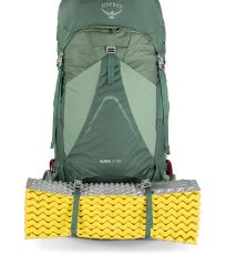 Dámský outdoorový batoh AURA AG LT 65 OSPREY koseret/darjeeling spring gren